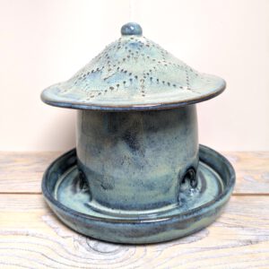 Vogelvoer huisje - donkerblauw