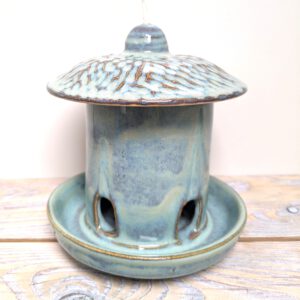 Vogelvoer huisje - turquoise