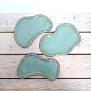 Borrelschaaltjes 3x organisch - parelgroen