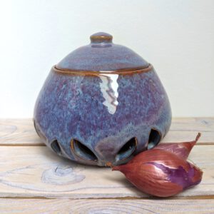 Uienpot - leiblauw