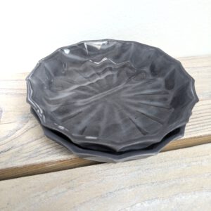 Schaaltje Ø10cm - setje van 2 – zwart marmer