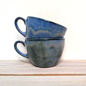 Koffiekopje - set van 2 - vioolblauw