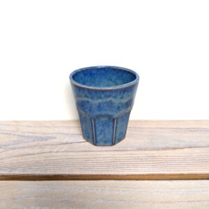Espresso kopje modern - vioolblauw