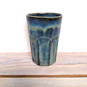 Latte mok modern - donkerblauw