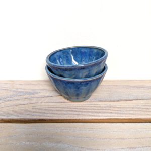 Tapasschaaltje - 2 stuks - vioolblauw