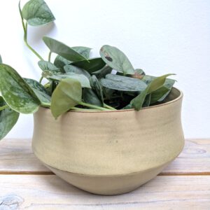Bloempot - large - beige mat