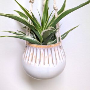 Hangpotje - small - roomwit