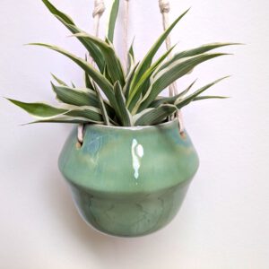 Hangpotje - small - parelgroen