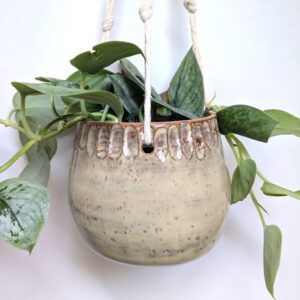 Hangpotje - medium - beige