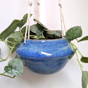 Hangpotje - medium - vioolblauw